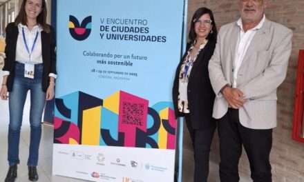 Arias participó del V Encuentro de Ciudades y Universidades con un proyecto innovador