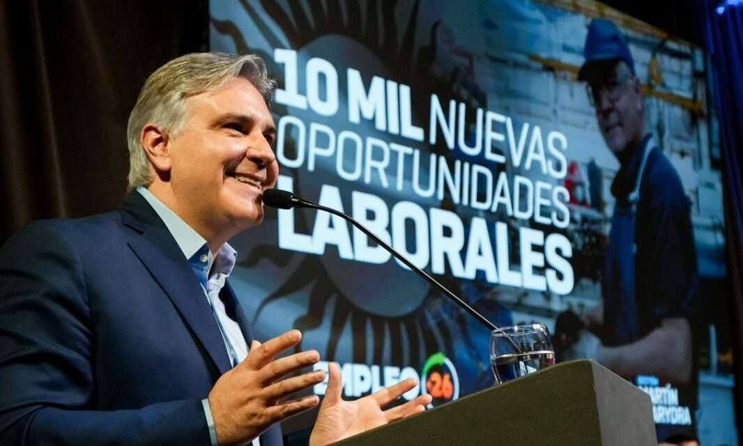 Empleo +26: Llaryora anunció la segunda entrega del programa que impulsará la creación de 10 mil puestos de trabajo