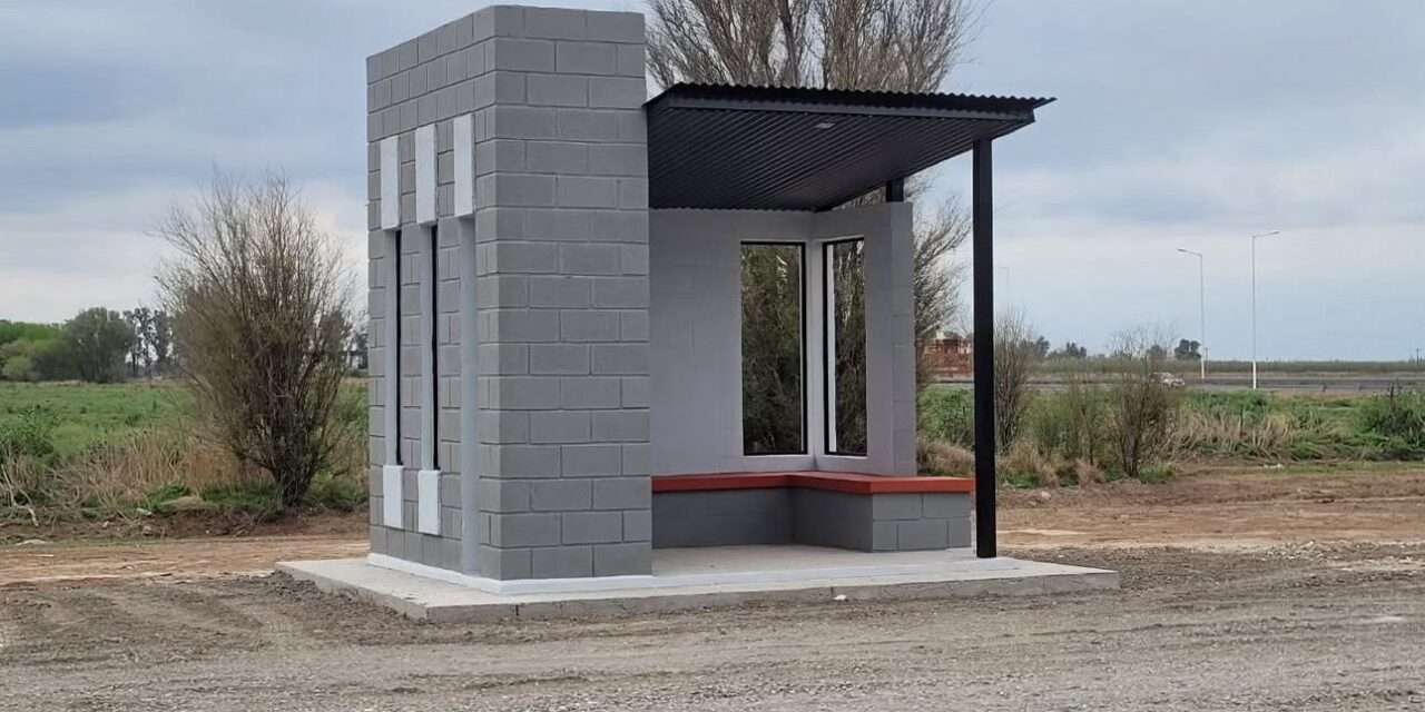 Moldes construye nueva garita en la ruta E-86