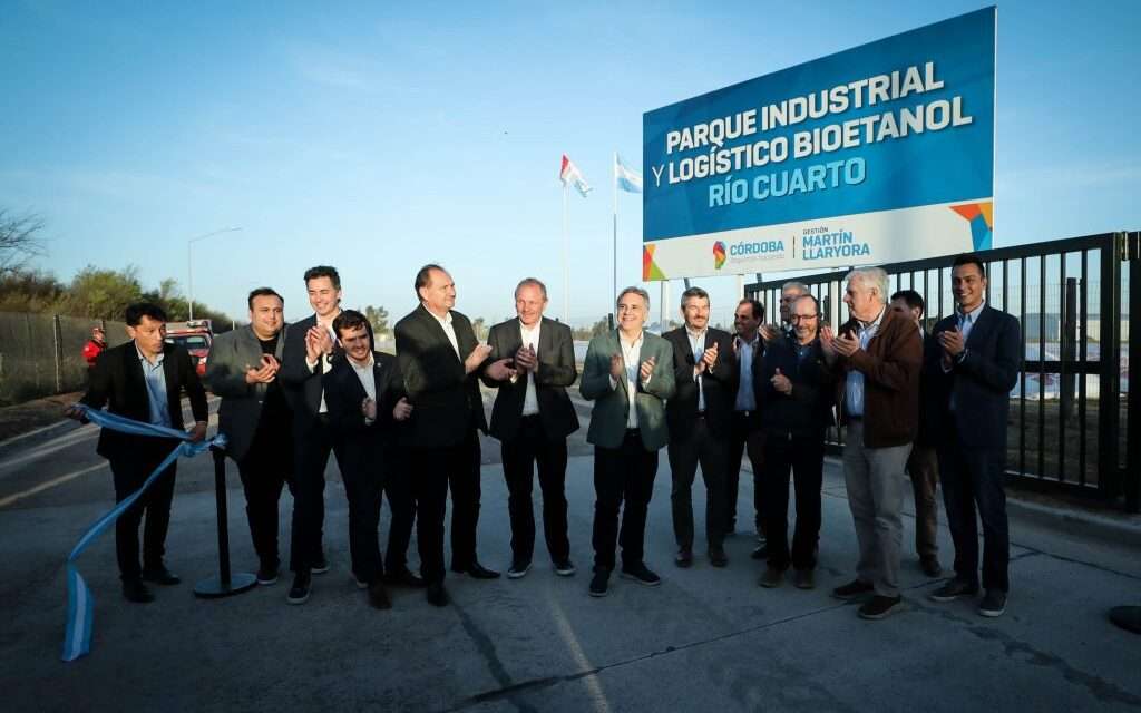 Río Cuarto: Llaryora habilitó un nuevo Parque Industrial y pidió por la Ley de Biocombustibles