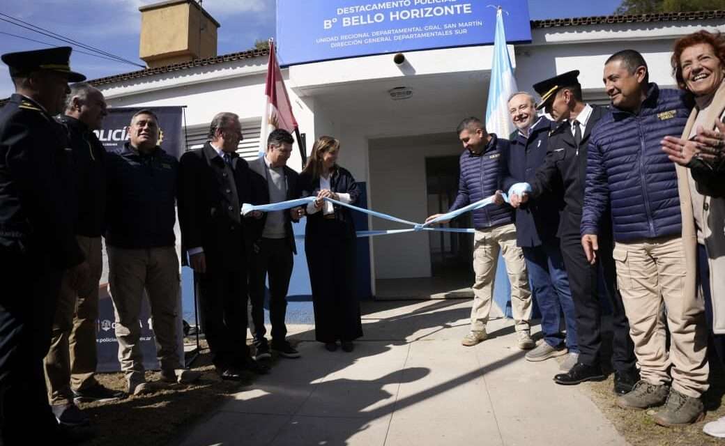 Villa Maía: se inauguró el nuevo destacamento policial de barrio Bello Horizonte