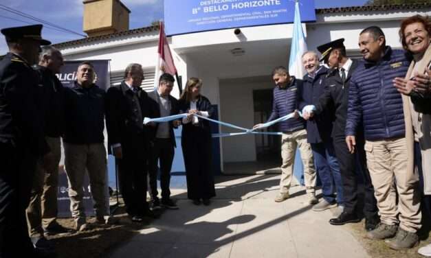 Villa Maía: se inauguró el nuevo destacamento policial de barrio Bello Horizonte