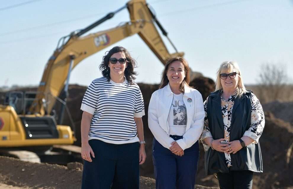 Prunotto y Bisotto recorrieron obras en Reducción
