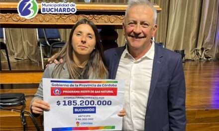 Buchardo avanza con la segunda etapa de la obra de gas gracias al apoyo provincial