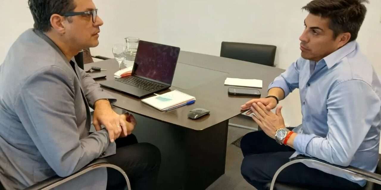 Graglia recibió a Rivarola para fortalecer la gestión territorial