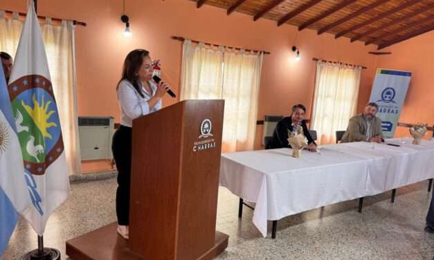 Charras: Prunotto entregó aportes a instituciones locales
