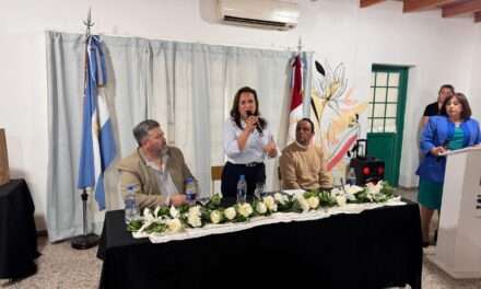 La vicegobernadora Miriam Prunotto visitó la localidad de Olaeta