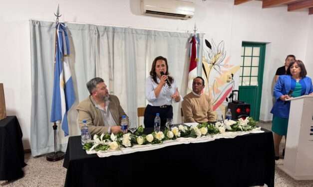 La vicegobernadora Miriam Prunotto visitó la localidad de Olaeta