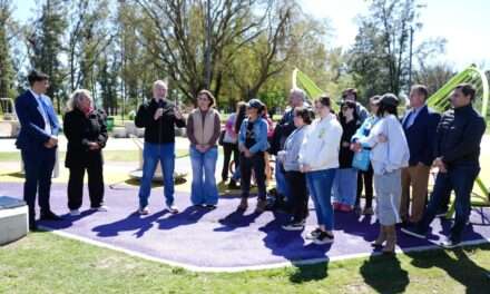 Villa María: Accastello inauguró la nueva Plaza Inclusiva