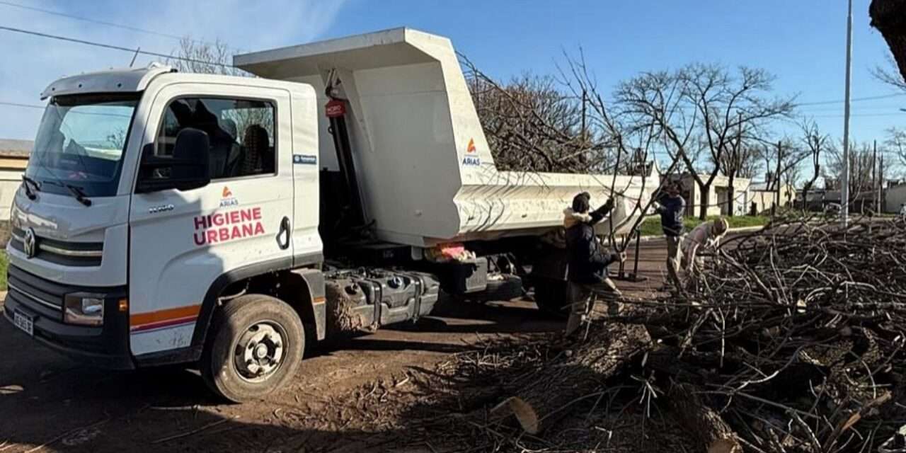 Arias avanza con un plan integral de obras en el Barrio Patricio H. Rickard