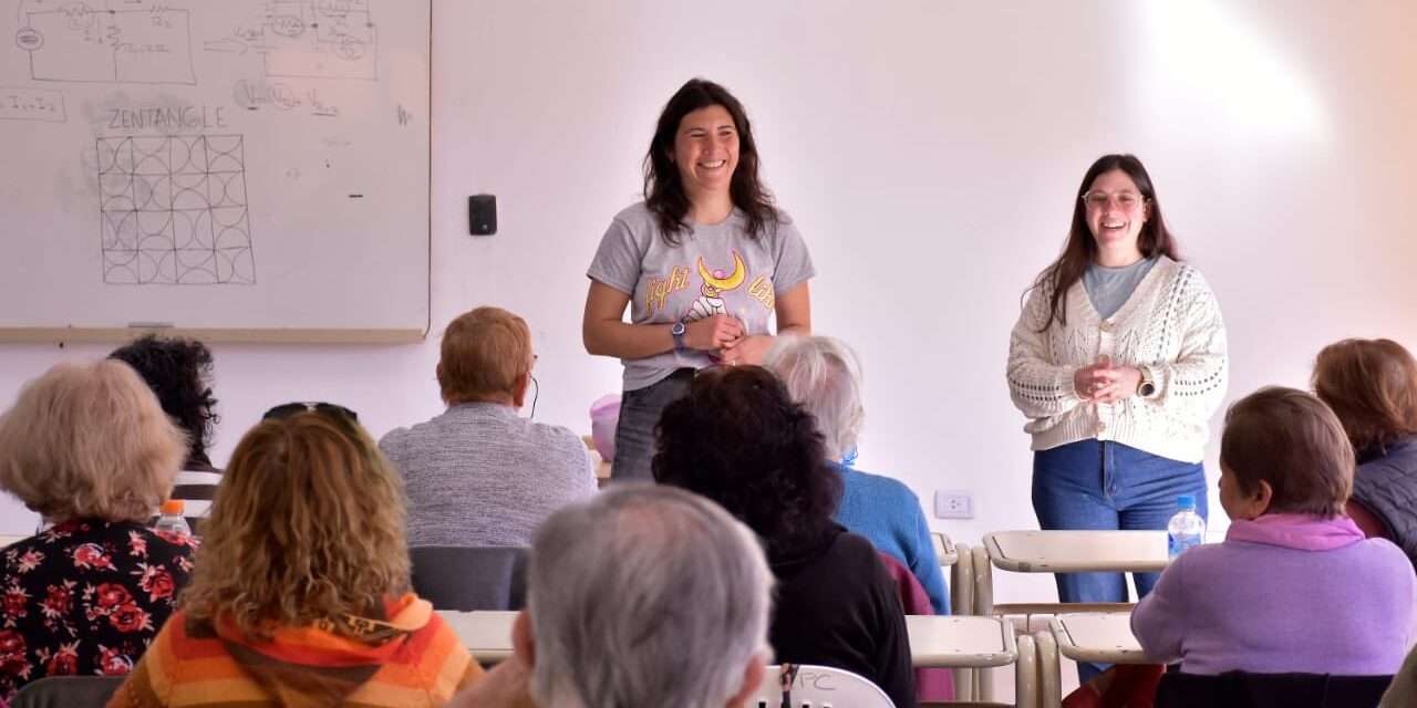 Embalse realizó un taller de estimulación para adultos mayores