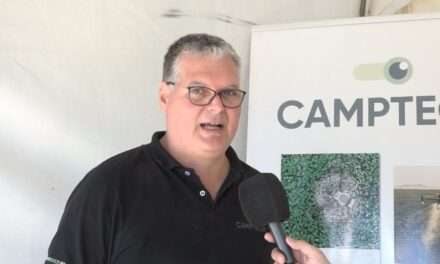 Camptech presentó en la Expo Rural un dron agrícola que revoluciona el trabajo en el campo