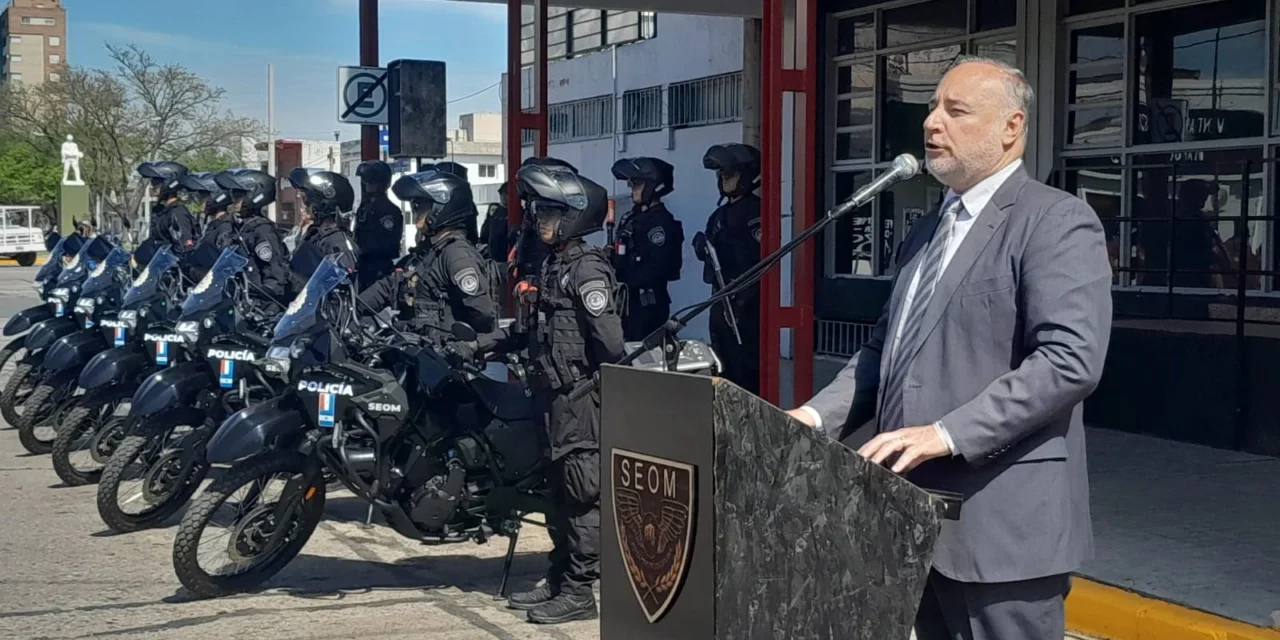 Villa María: Quinteros y Accastello habilitaron la sede del Servicio Especial en Operaciones Motorizadas
