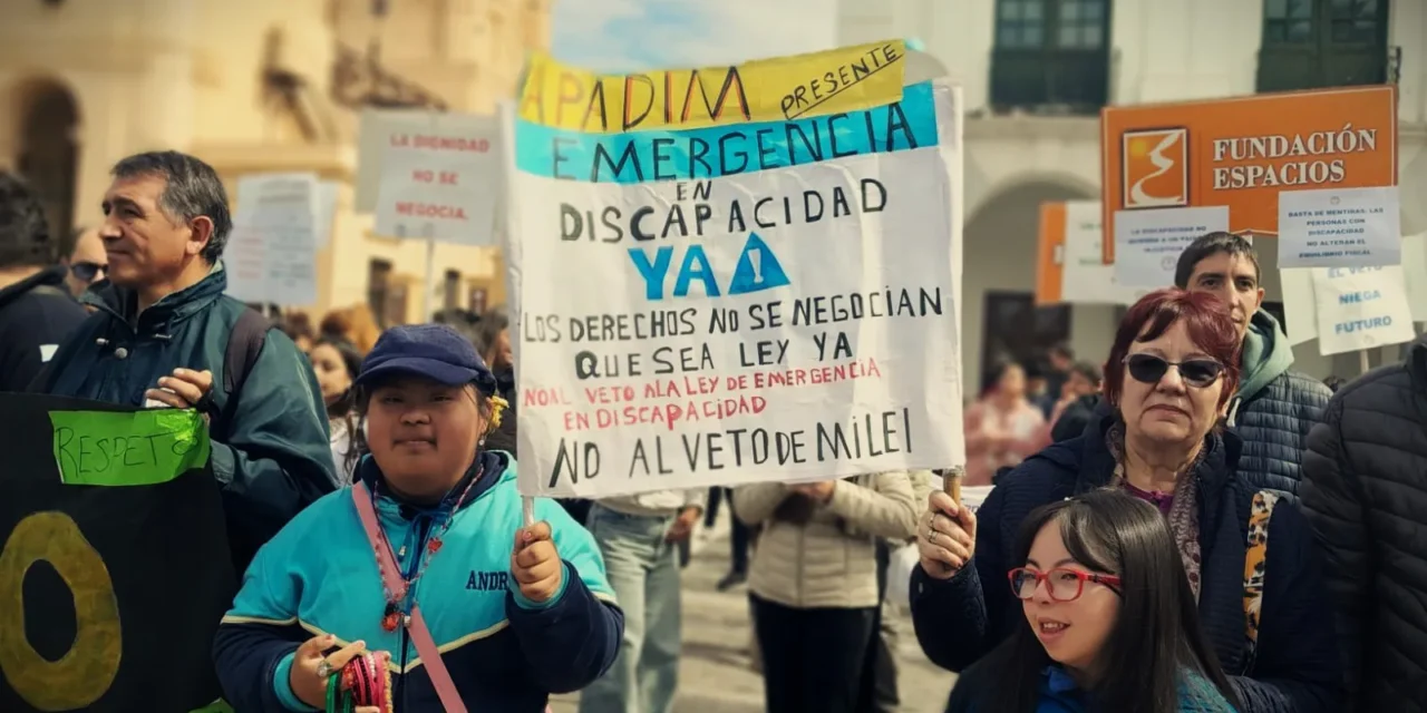Con paro y clases públicas, el reclamo por la Emergencia en Discapacidad vuelve a las calles este miércoles