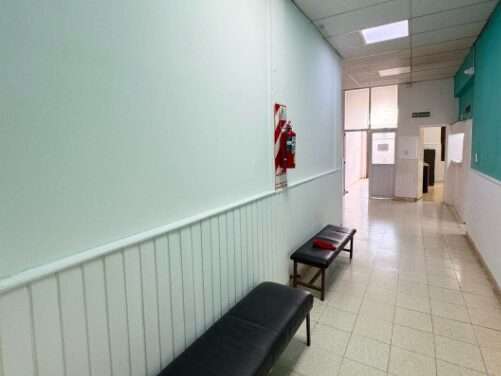 Villa Huidobro avanza con tareas de mantenimiento en el Hospital Municipal