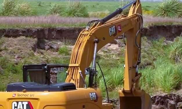 Ucacha: Comenzaron los trabajos para recuperar la laguna Alas Coloradas
