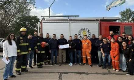 Aporte de $5 millones para los Bomberos Voluntarios de Arias