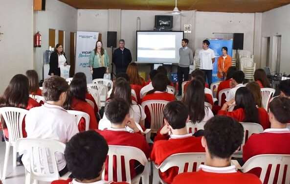 Estudiantes de Vicuña Mackenna participaron de una capacitación sobre Economía Circular