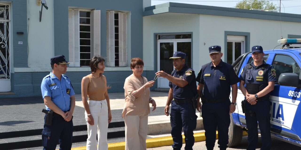 La Cautiva: entregaron un nuevo móvil policial para el Destacamento local