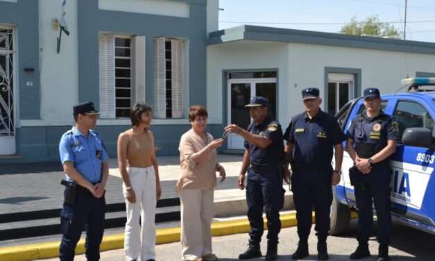 La Cautiva: entregaron un nuevo móvil policial para el Destacamento local