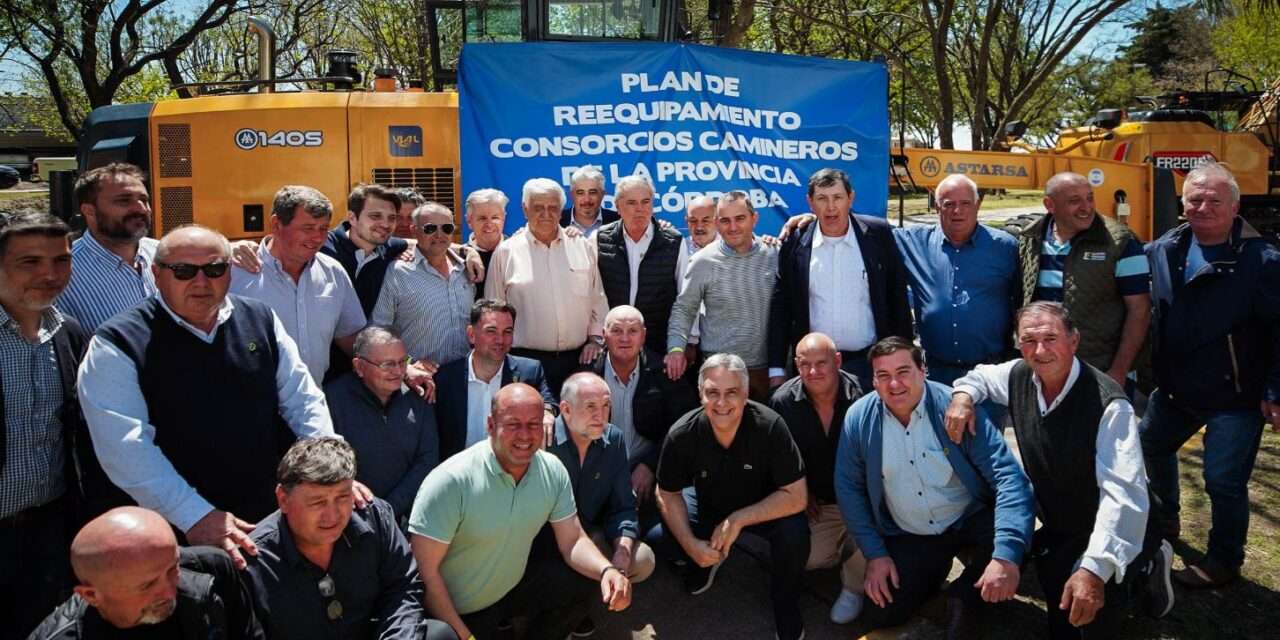 Córdoba reafirmó su modelo de gestión vial junto a los consorcios camineros