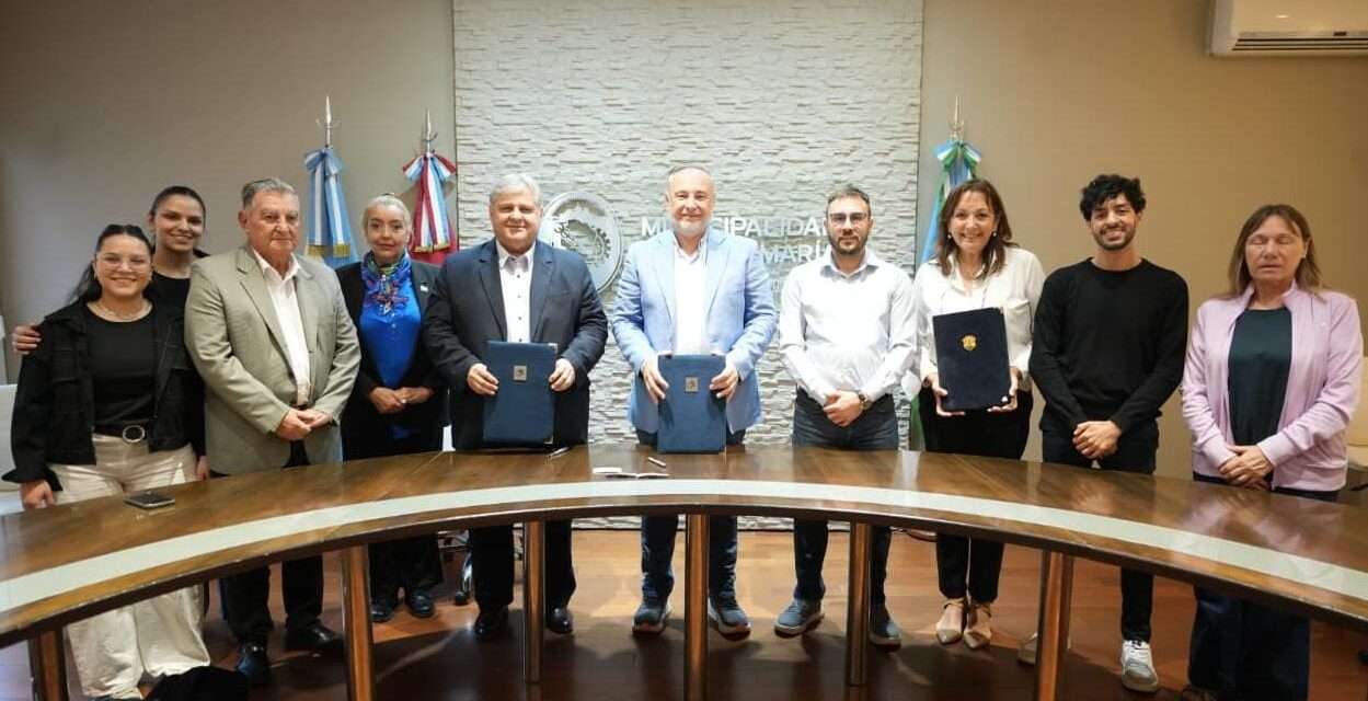 Villa María: el Gobierno local adhirió a la Red de Municipios Cooperativos y Mutuales