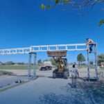 Avanza la renovación del ingreso a Villa Valeria