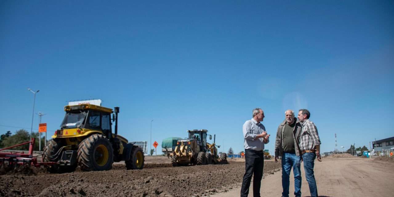 Circunvalación: De Rivas recorrió las obras en el sector de Castelli y anticipó el inicio de nuevos tramos
