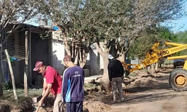 Comenzó la ampliación de la red de agua en Bulnes