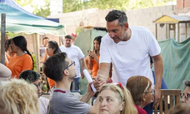 Siciliano profundiza el trabajo territorial en los barrios y milita el modelo cordobés