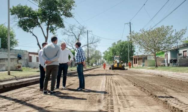 Río Cuarto pone en marcha el ambicioso plan de pavimentación de 100 cuadras