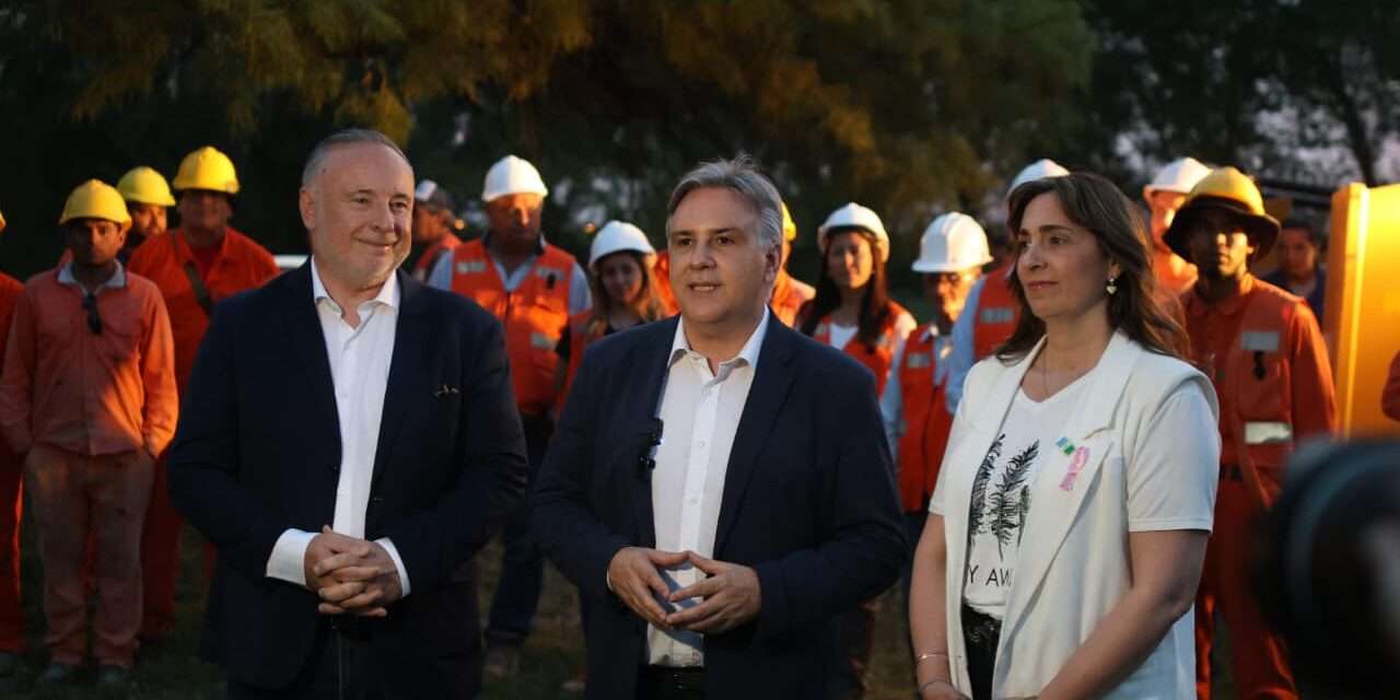 Accastello y Llaryora supervisaron el inicio de obra de la Autovía 158