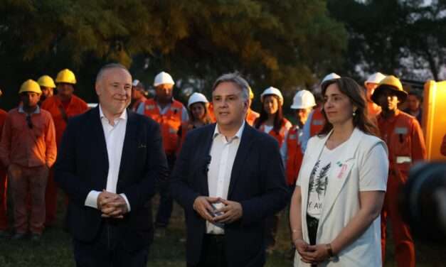 Accastello y Llaryora supervisaron el inicio de obra de la Autovía 158