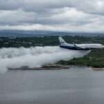 Córdoba y Santiago del Estero, en un operativo conjunto con el avión más grande de Latinoamérica