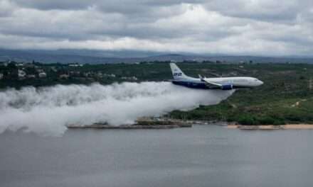 Córdoba y Santiago del Estero, en un operativo conjunto con el avión más grande de Latinoamérica