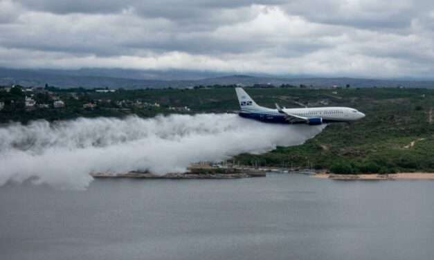 Córdoba y Santiago del Estero, en un operativo conjunto con el avión más grande de Latinoamérica