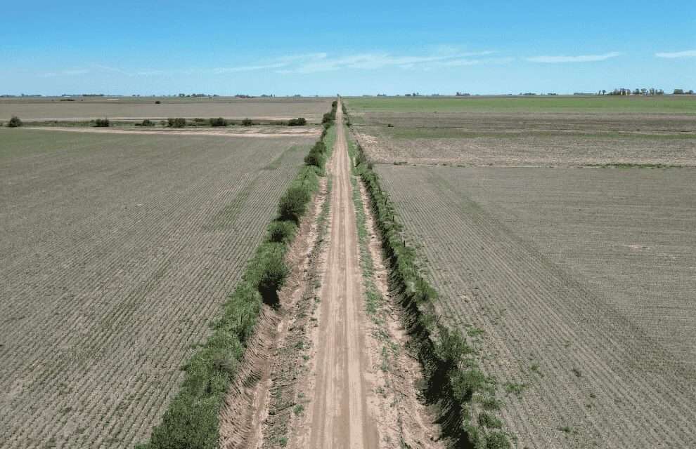 Dpto. Marcos Juárez: avanza en la reparación de caminos rurales