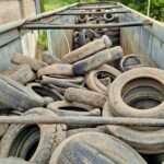 Monte de Los Gauchos: se concretó la segunda vena de neumáticos fuera de uso