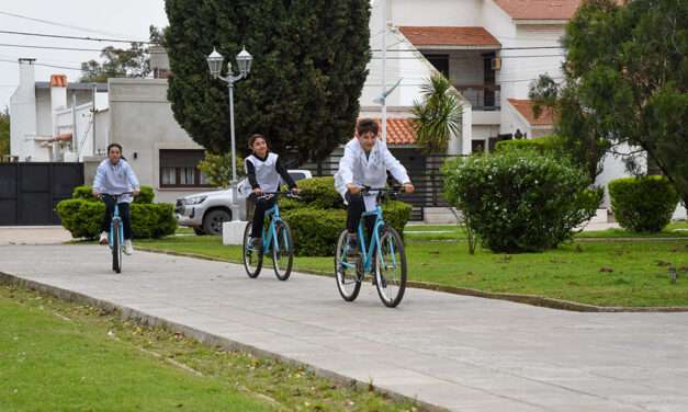 Llegaron a Serrano las bicicletas del programa Re-Circulando