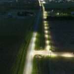 Adelia María completó la iluminación de la Ruta Provincial 24 y el acceso Gato y Mancha