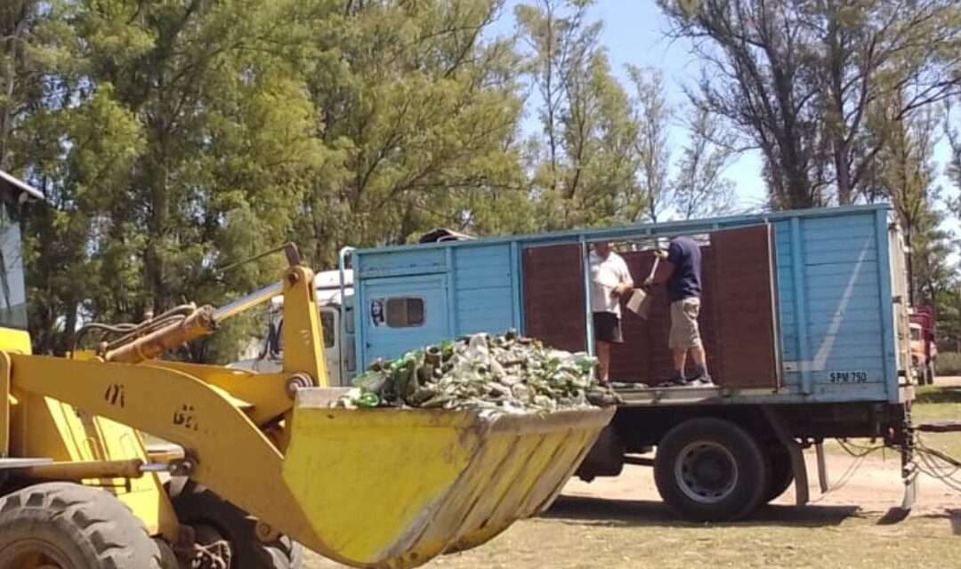 Huinca Renancó envió más de 12 toneladas de vidrio a reciclaje