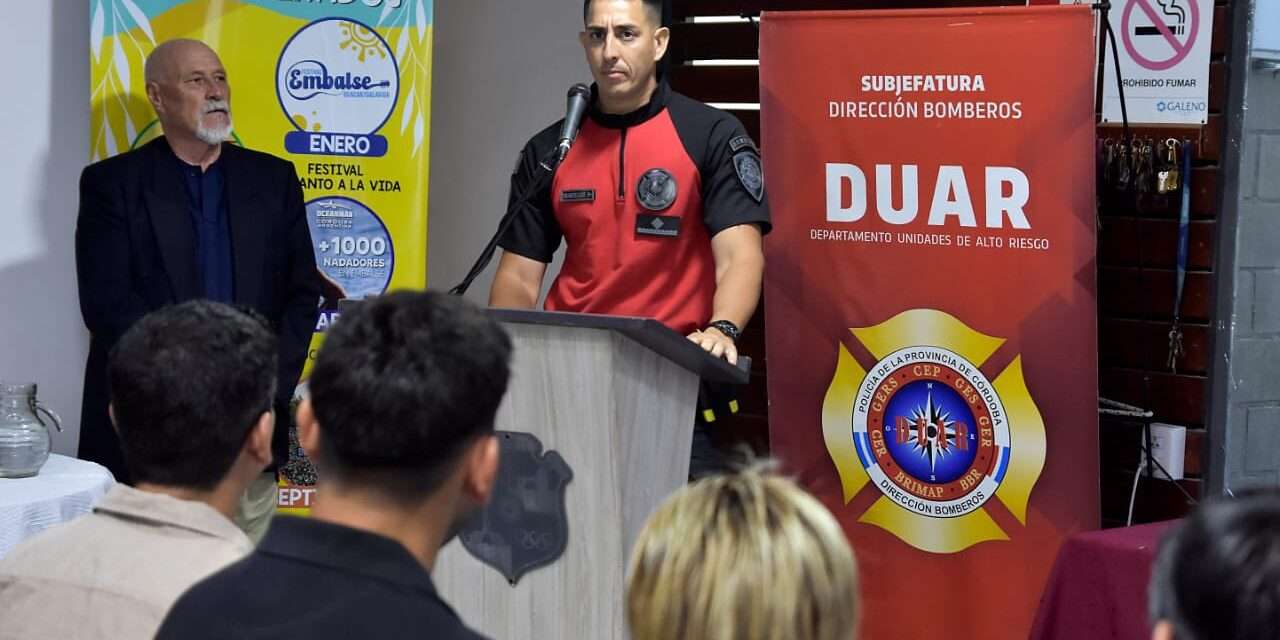 El Municipio de Embalse y el DUAR refuerzan la seguridad del lago.