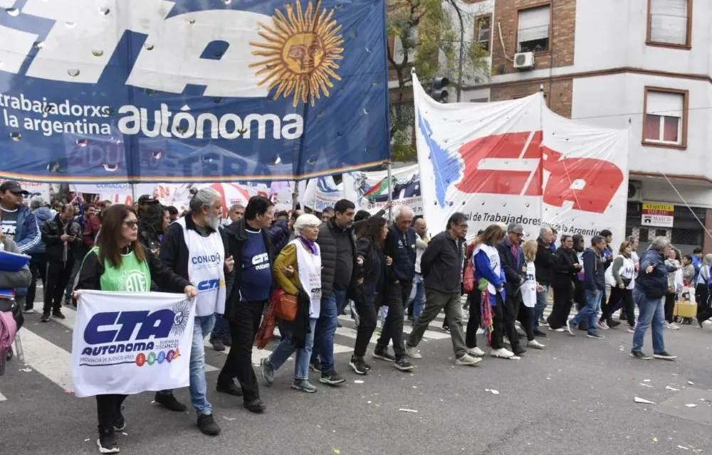 Las dos CTA se movilizarán hacia la Secretaría de Trabajo