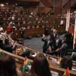 Milei participó de la ceremonia de asunción del presidente boliviano Rodrigo Paz Pereira