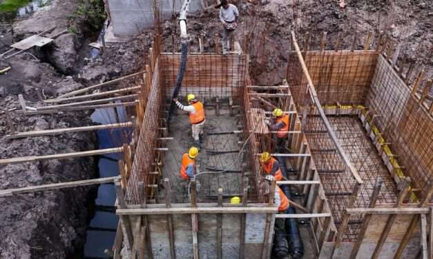 Achiras: La nueva planta potabilizadora superó el 50% de ejecución