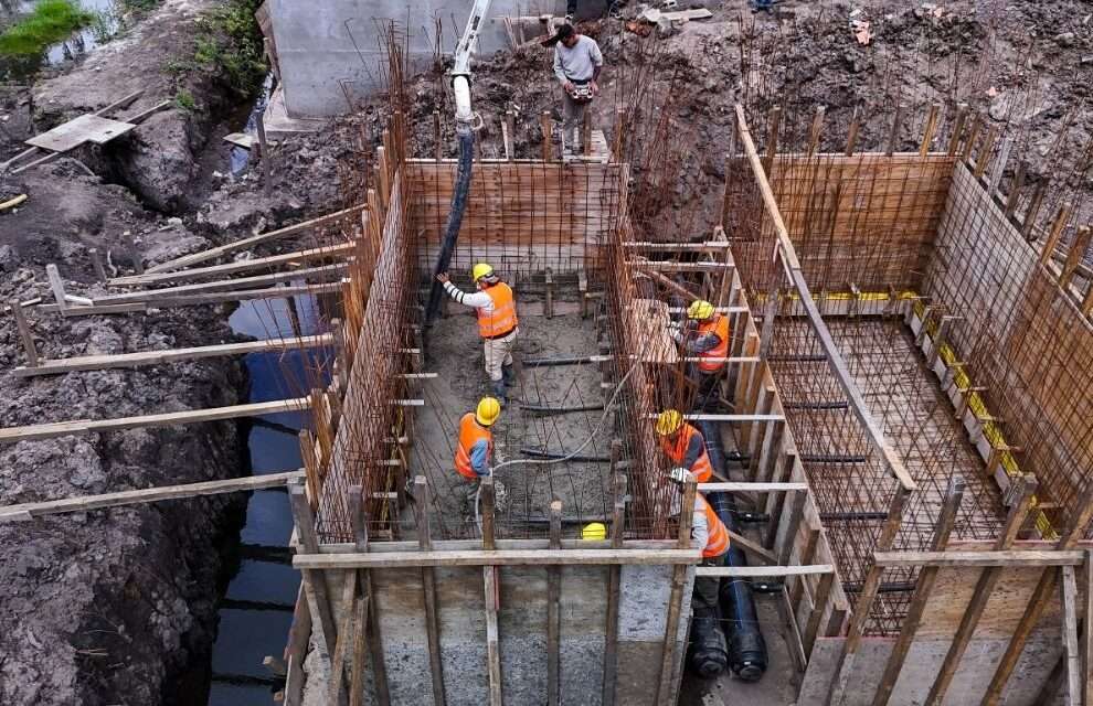 Achiras: La nueva planta potabilizadora superó el 50% de ejecución