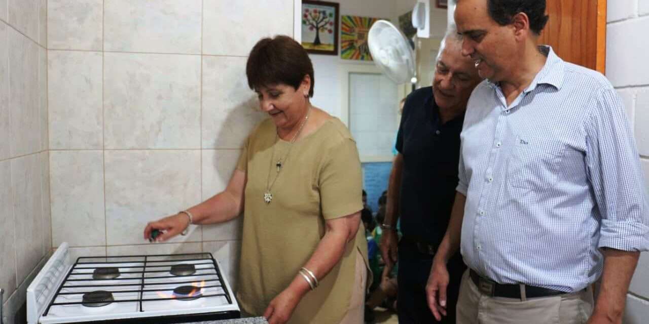 La Cautiva y Tosquita, inauguraron la primera etapa de la red domiciliaria de gas natural