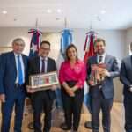 Prunotto recibió al gobernador de Coquimbo y al cónsul de Chile en Córdoba