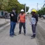 Plan 430 cuadras de pavimento en Villa María: Accastello recorrió la obra en barrio Avellaneda