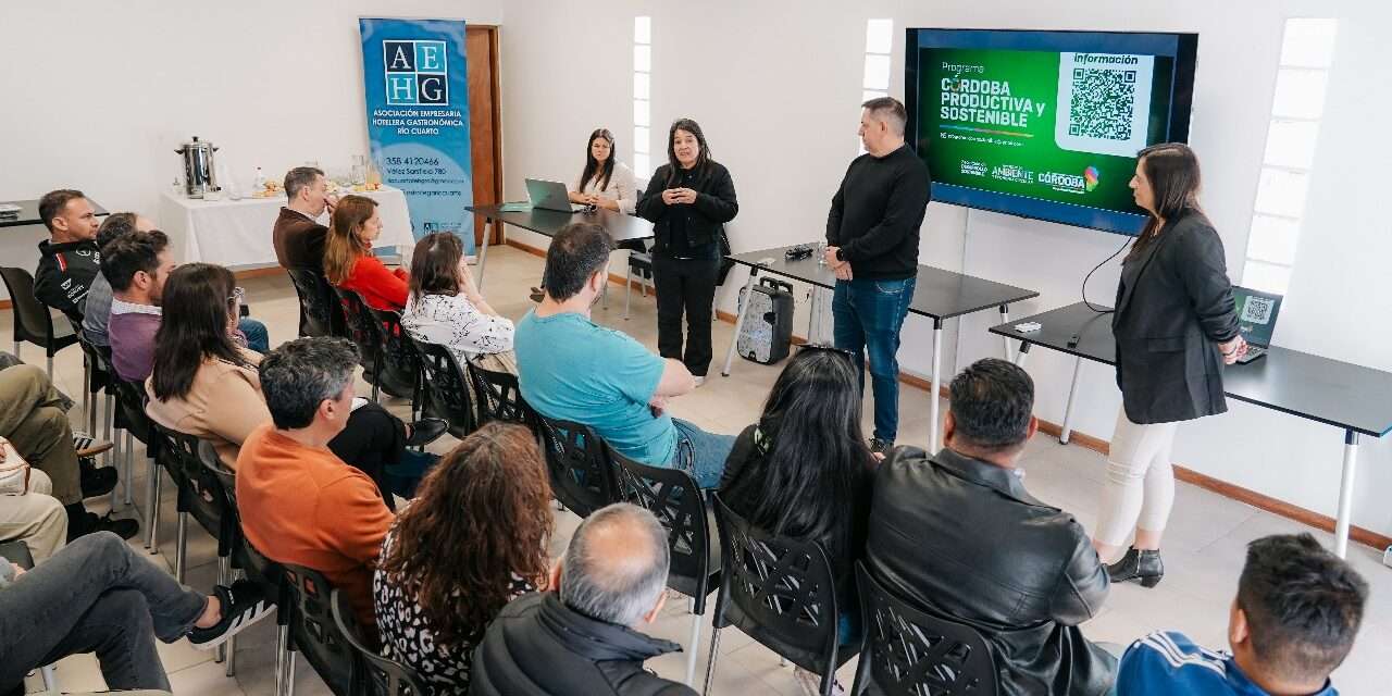 Río Cuarto impulsa la sostenibilidad con la presentación del programa “Córdoba Productiva y Sostenible”
